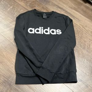 Black adidas crew neck xs